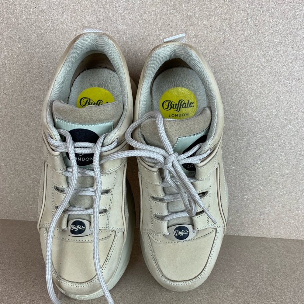 Buffalo London Platform Sneakers Lace Up Shoes - Picture 7 of 10